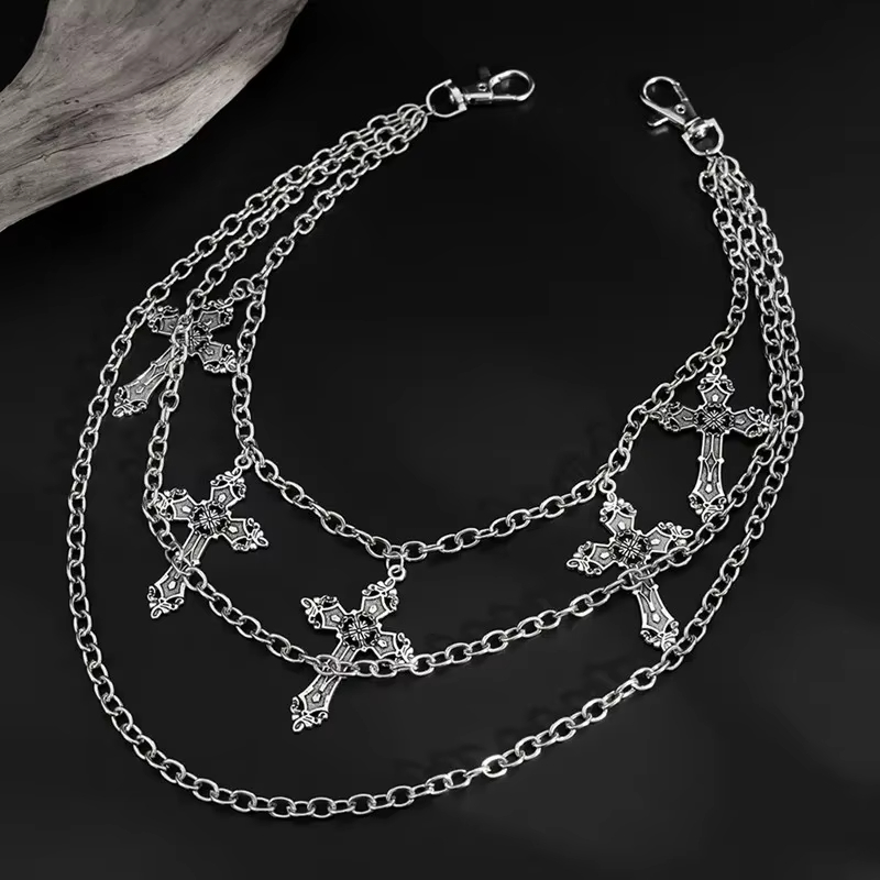 Women'S Jeans Accessories - Cadena de Pantalones de Metal Estilo