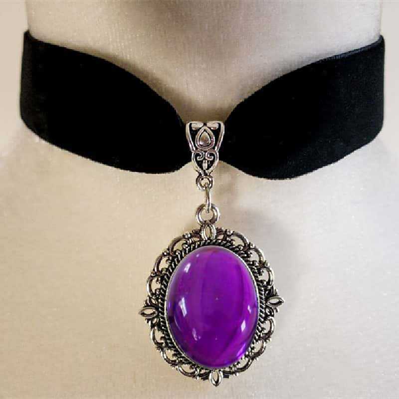Women'S Victorian Accessories - Gargantilla de gota de agua con