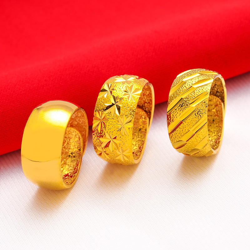 Wrap Ring Gold - Anillo grande de 12mm de ancho