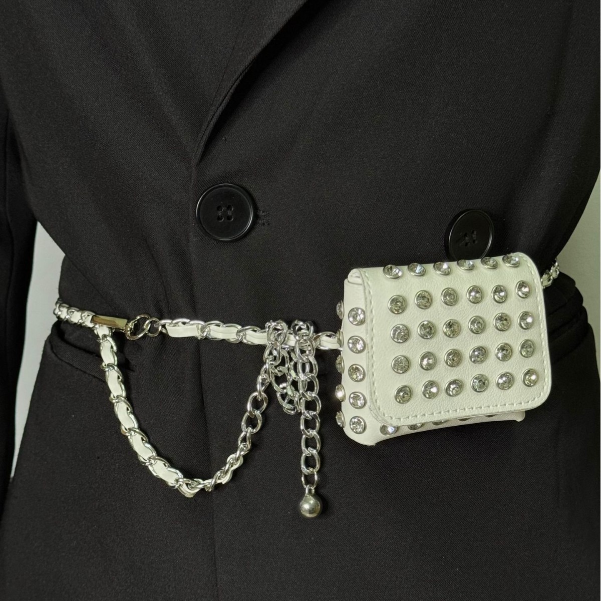 Women'S Jeans Accessories - Mini riñonera con remaches a la