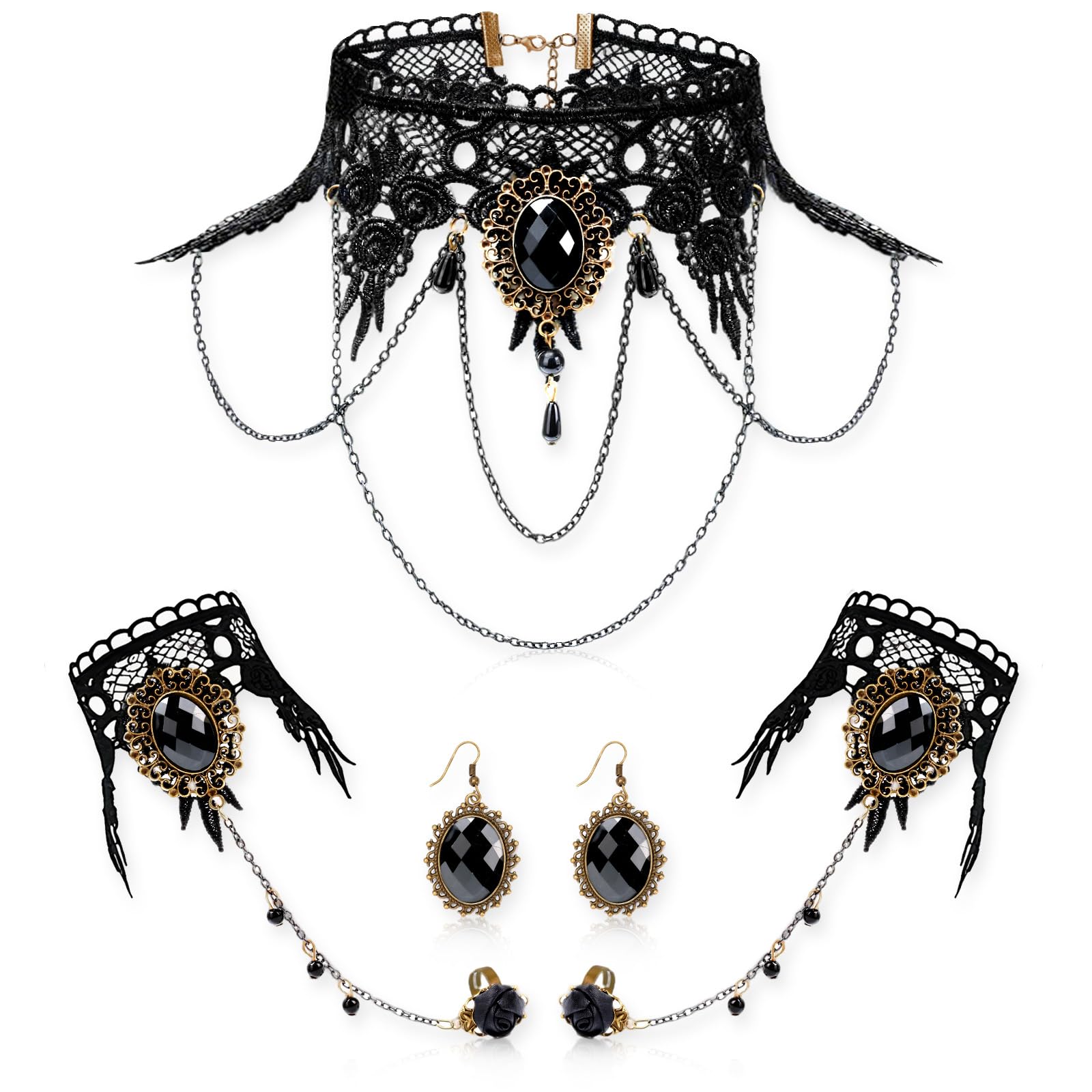 Women'S Victorian Accessories - Accesorios de estilo gótico para disfraces