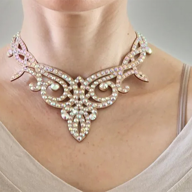 Women Accessories Egypt - Collar brillante para danza del vientre,