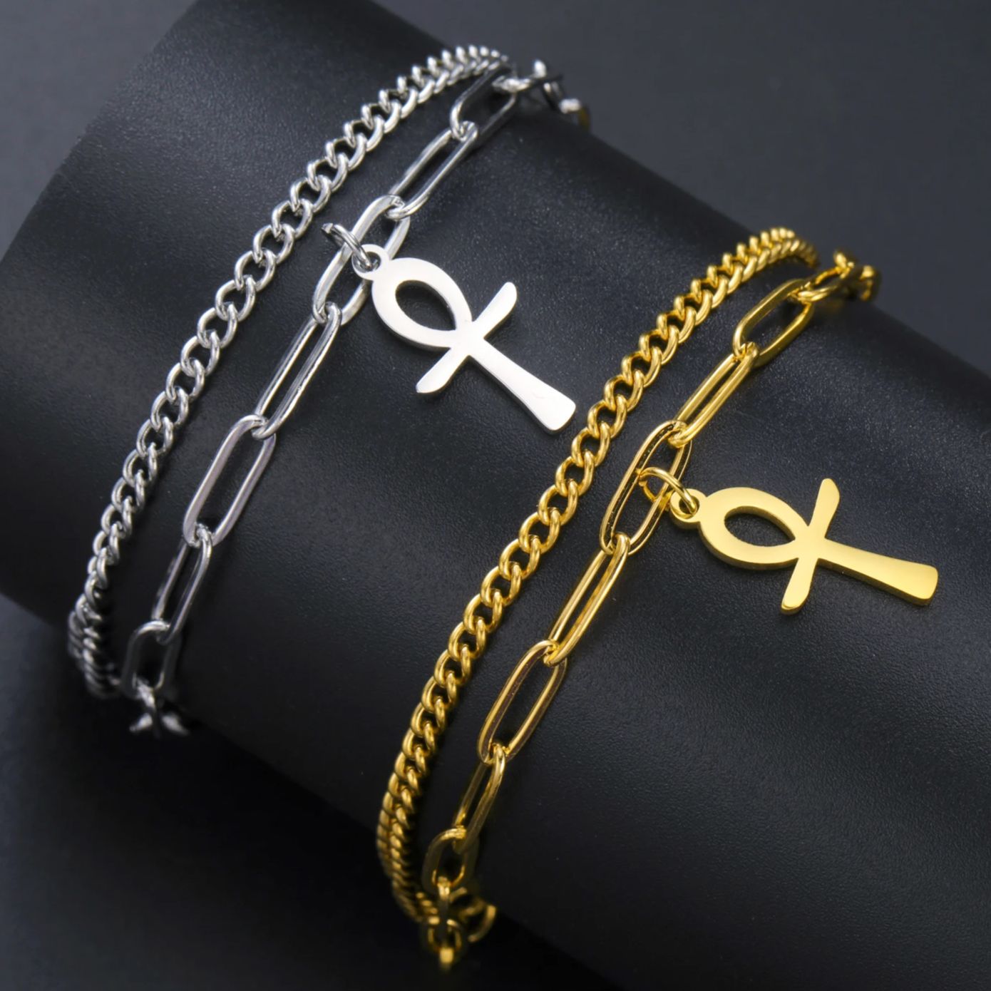 Women Accessories Egypt - LIKGREAT-pulsera Vintage de Egipto, dijes Ankh,