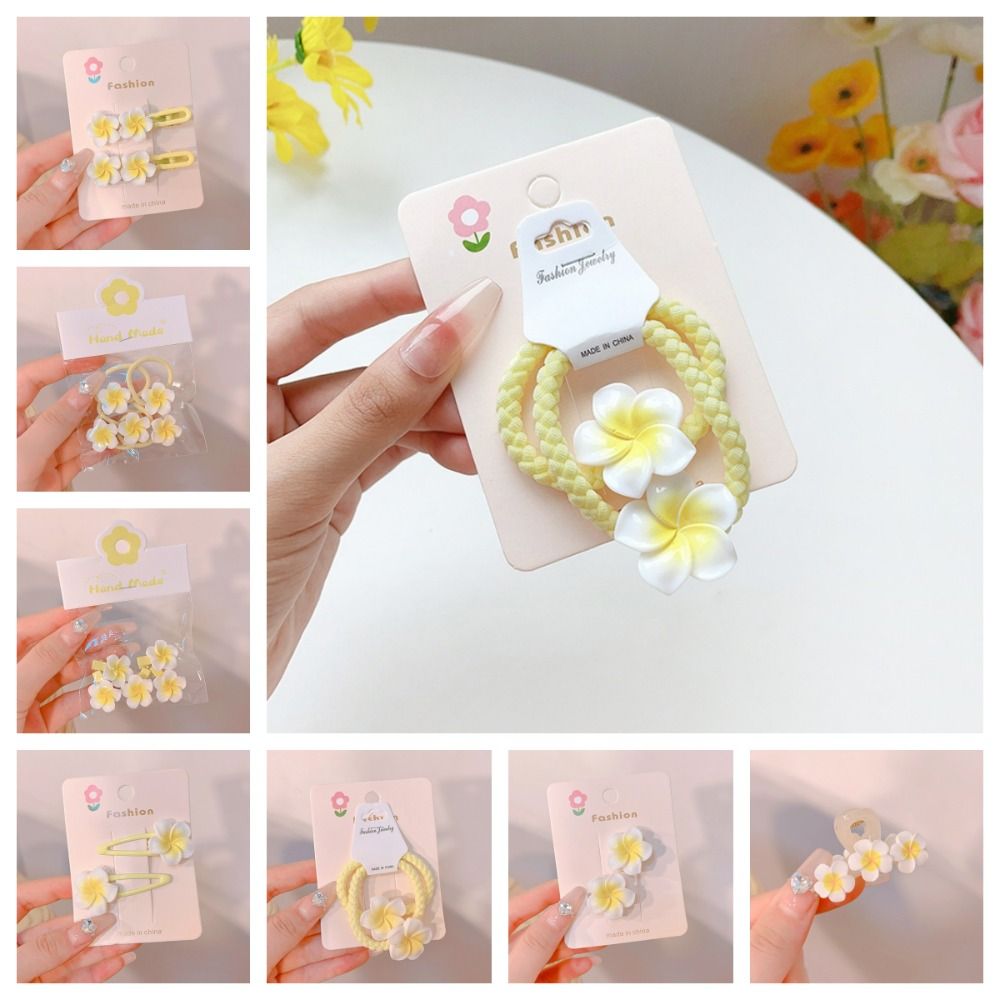 Women'S Yellow Accessories - Pinza para el pelo con flor