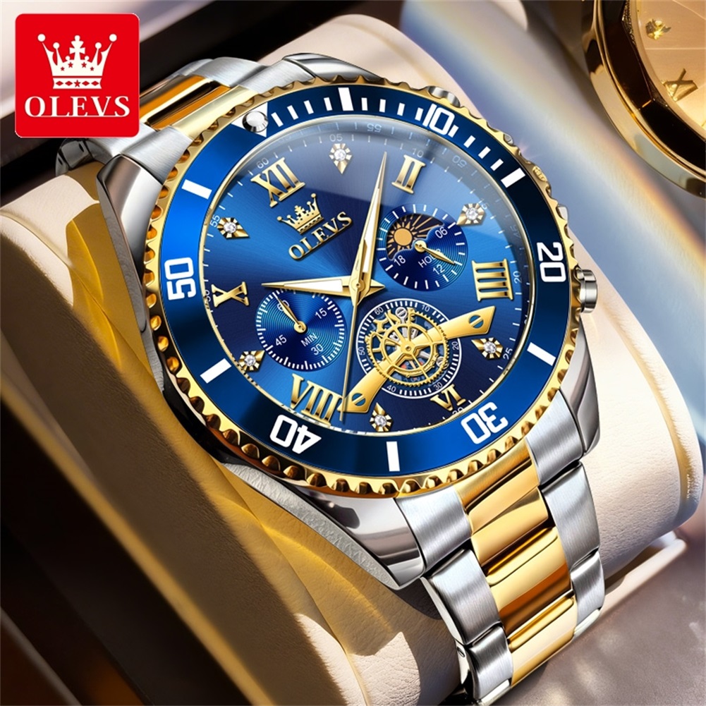 Wrap Ring Gold - Reloj de Lujo OLEVS de Cuarzo