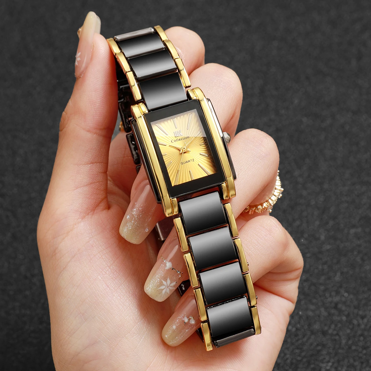 Reloj de cuarzo para mujer con - Wrap Ring Gold reseña y precio