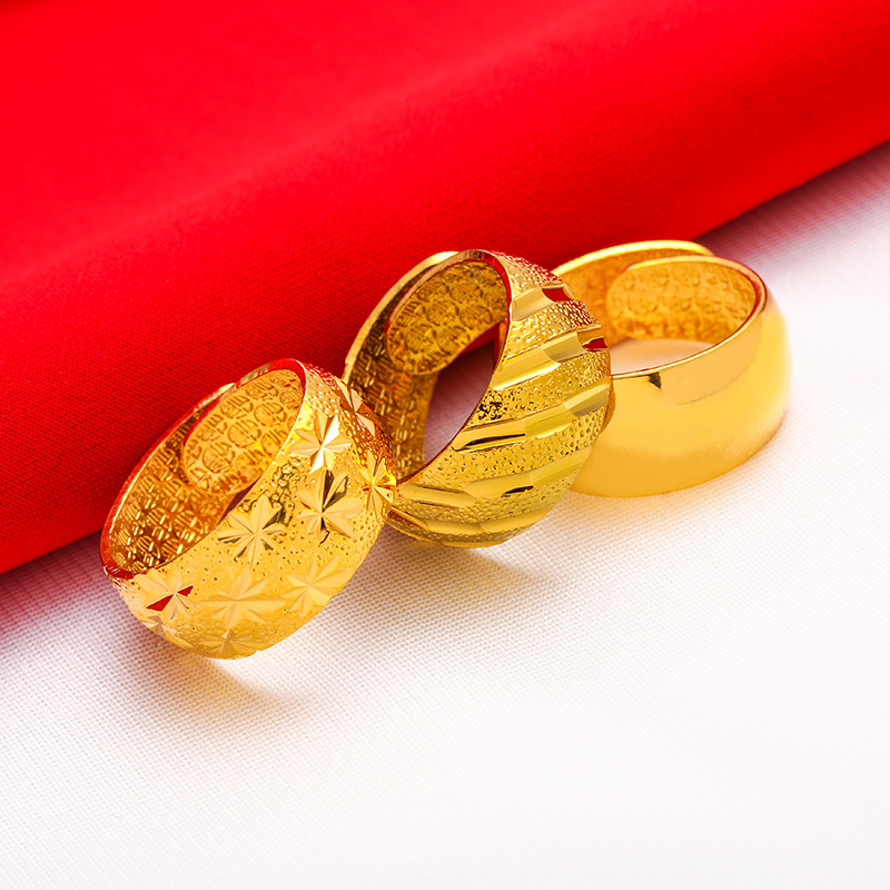 Anillo grande de 12mm de ancho - Wrap Ring Gold reseña y precio