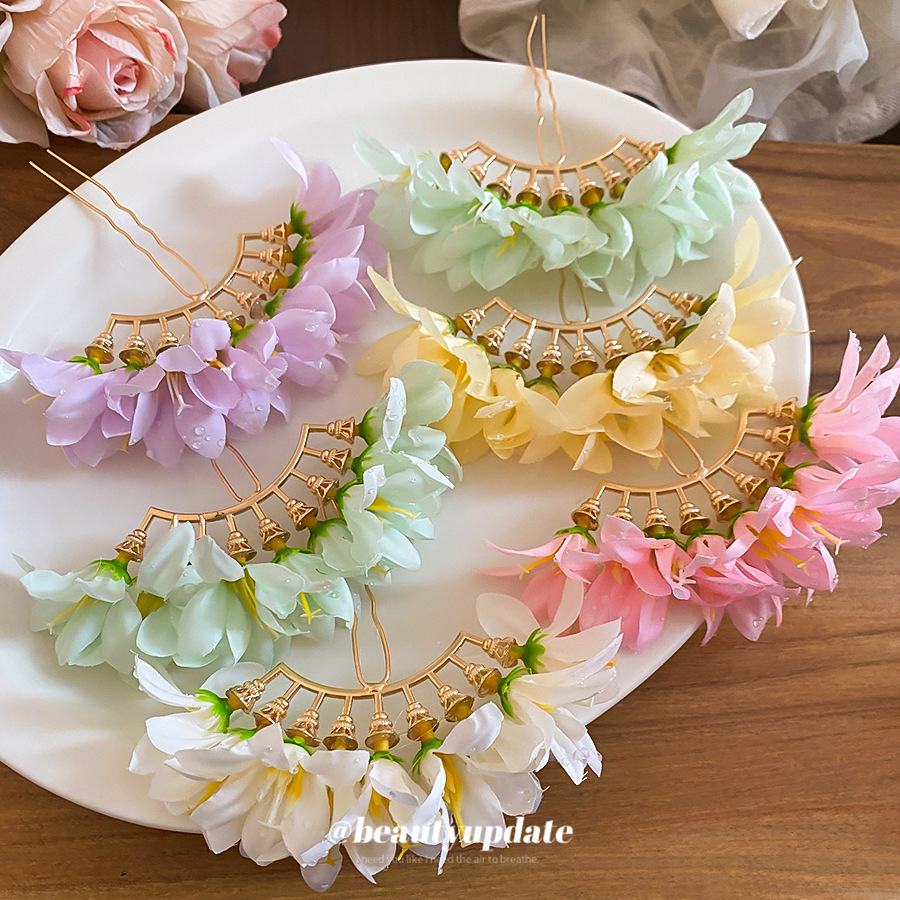 Horquillas para el cabello con - Women'S Yellow Accessories reseña y precio