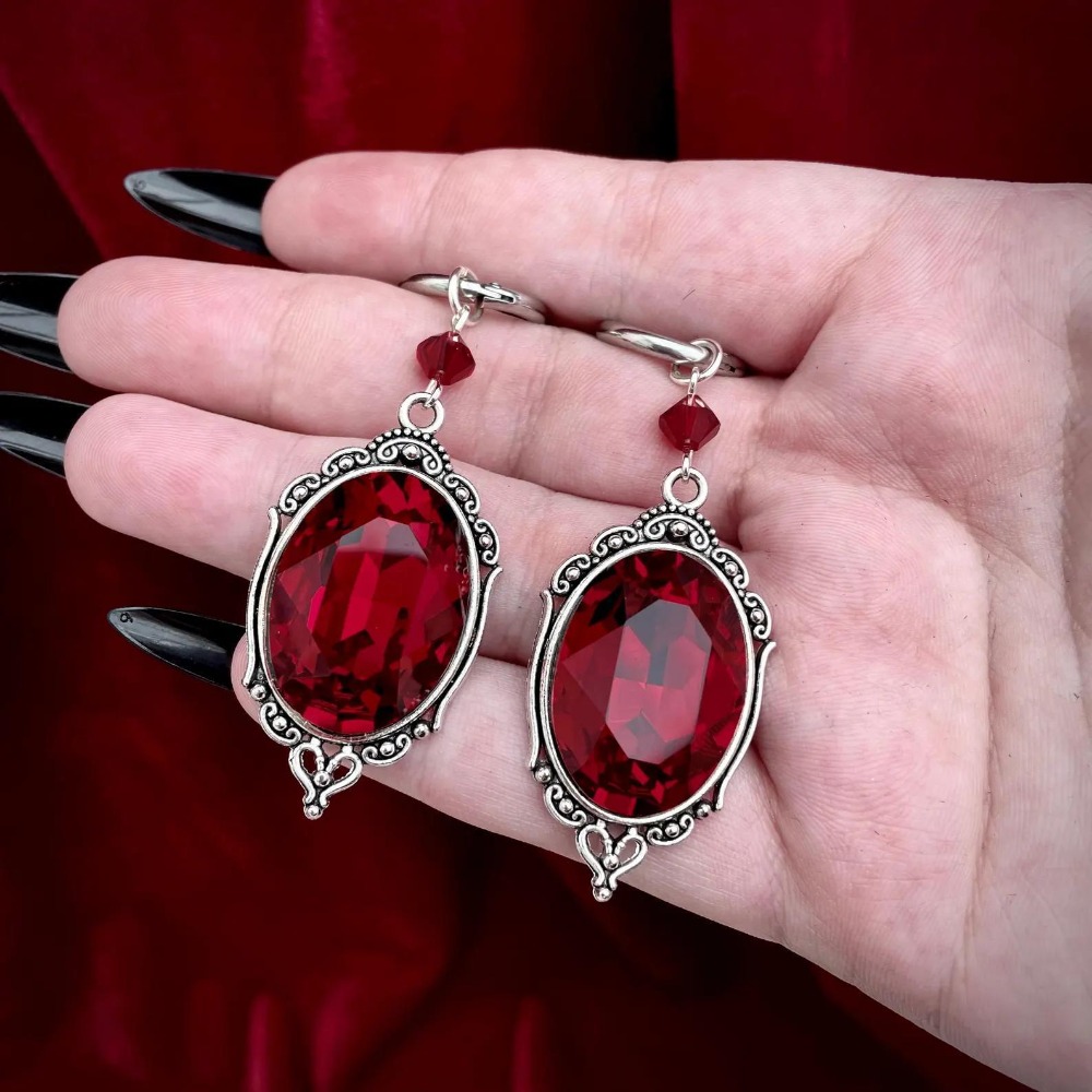Pendientes de aro de cristal r - Women'S Victorian Accessories reseña y precio