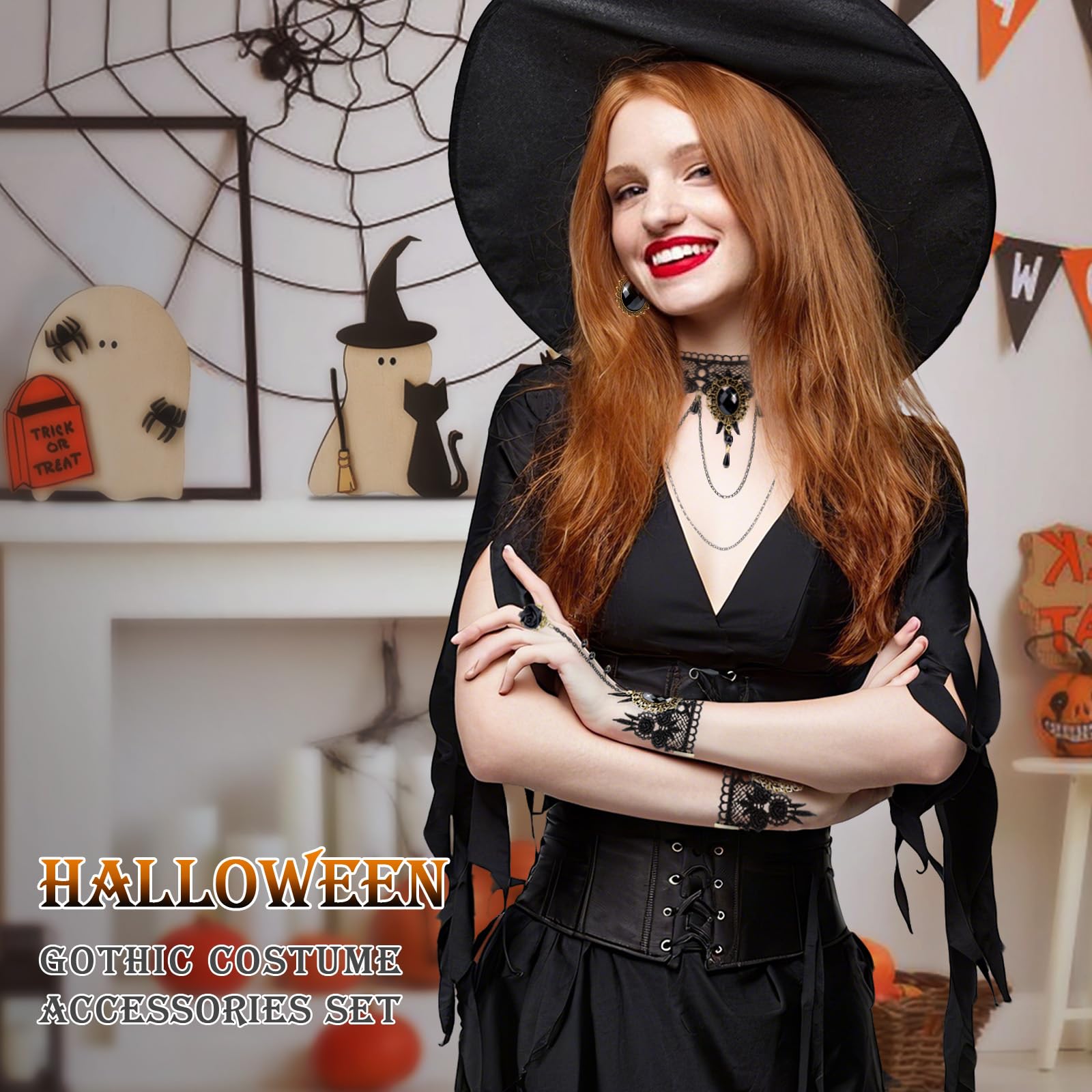 Accesorios de estilo gótico pa - Women'S Victorian Accessories reseña y precio