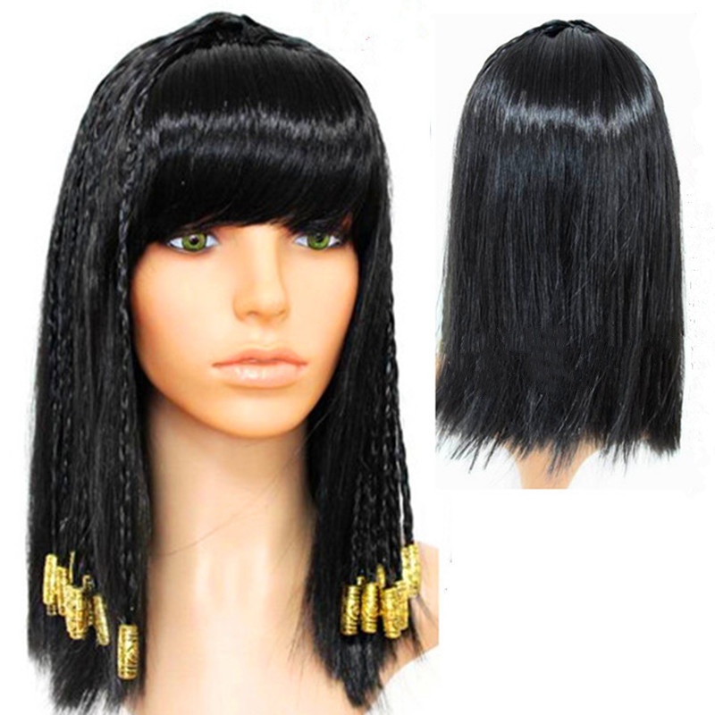 Peluca Larga y Lisa Negra de R - Women Accessories Egypt reseña y precio