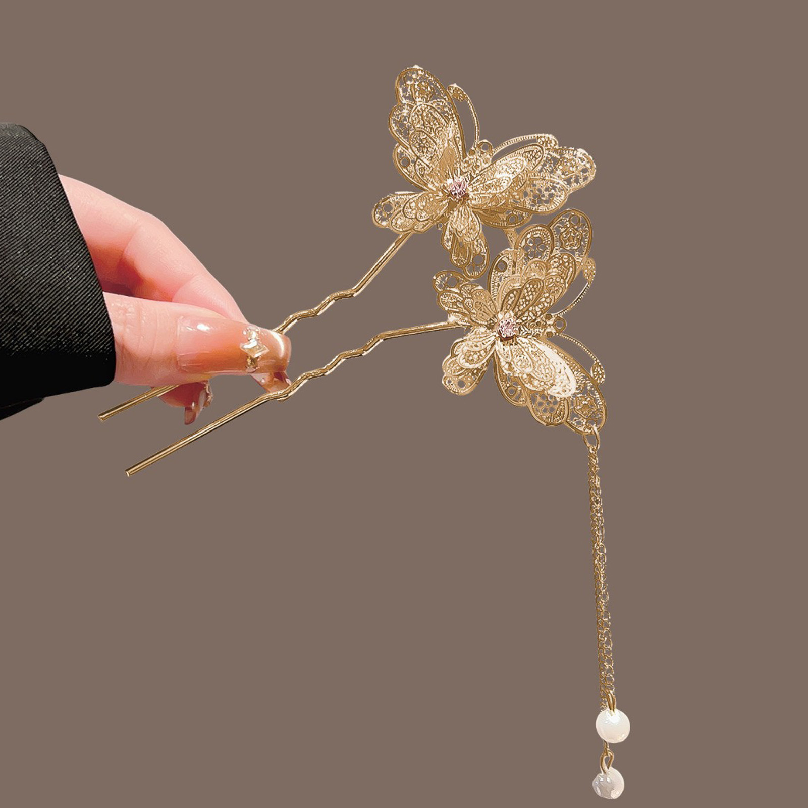 Horquilla de pelo con doble ma - Women'S Accessories H&M reseña y precio
