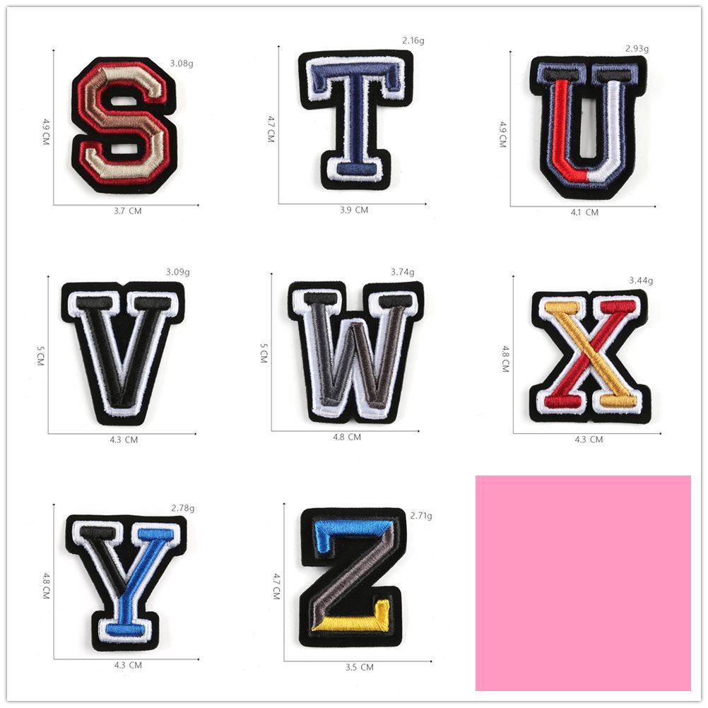 26 Uds. Parches de letras de A - Women'S Jeans Accessories reseña y precio