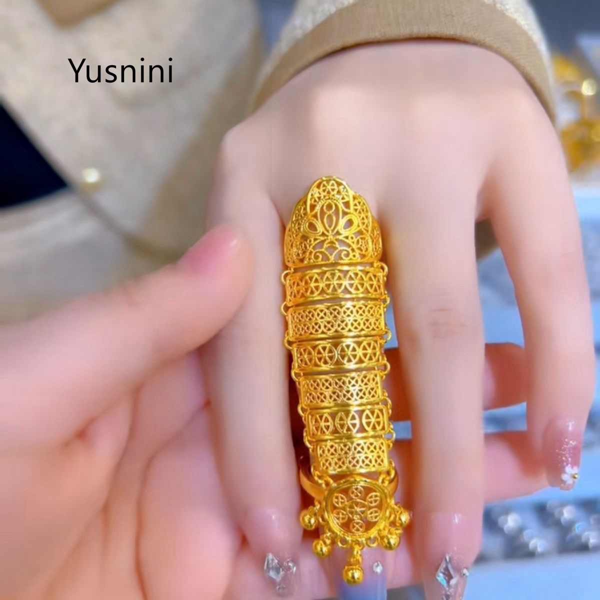 Anillo de Mujer de Estilo Étni - Women'S Yellow Accessories reseña y precio