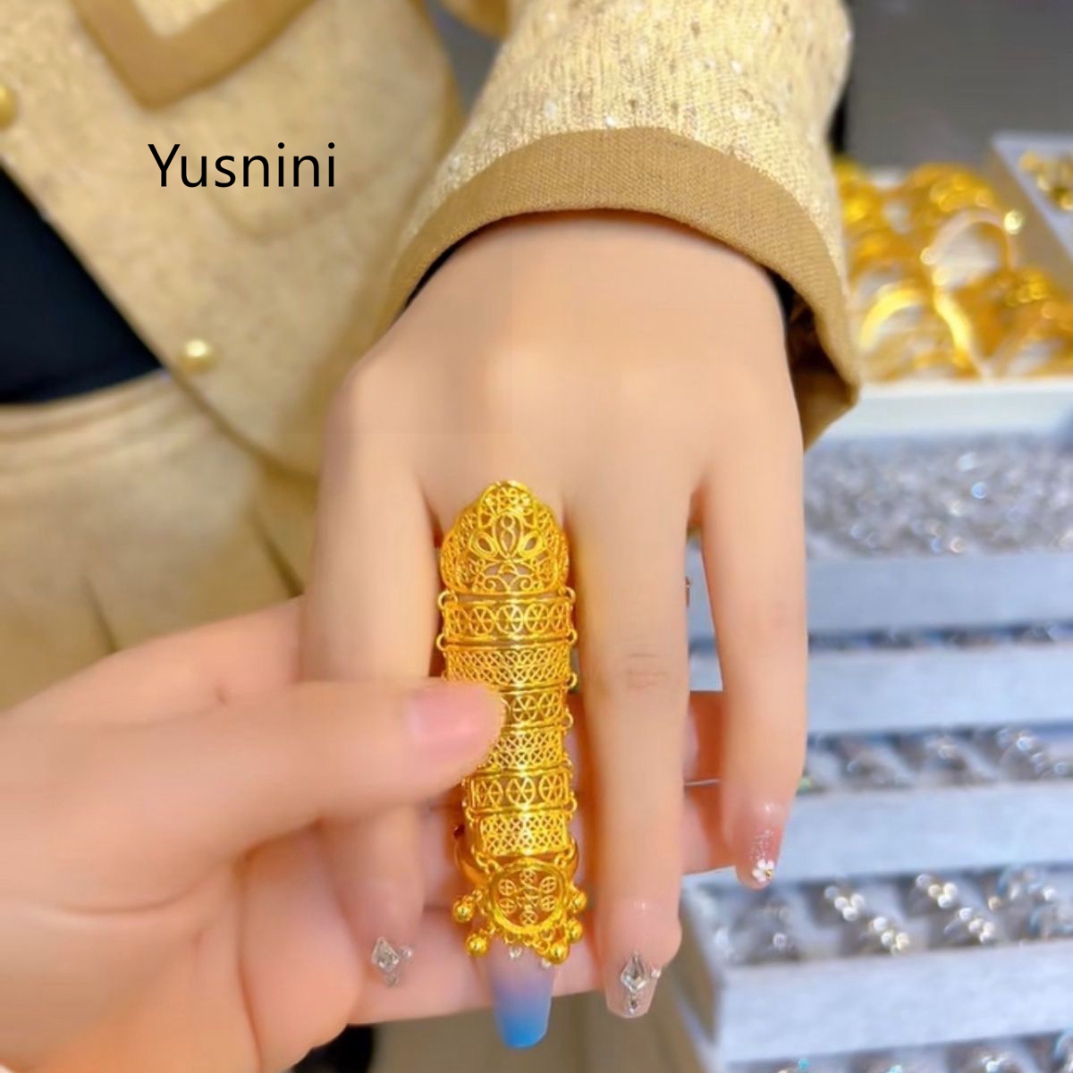 Anillo de Mujer de Estilo Étni - Women'S Yellow Accessories reseña y precio