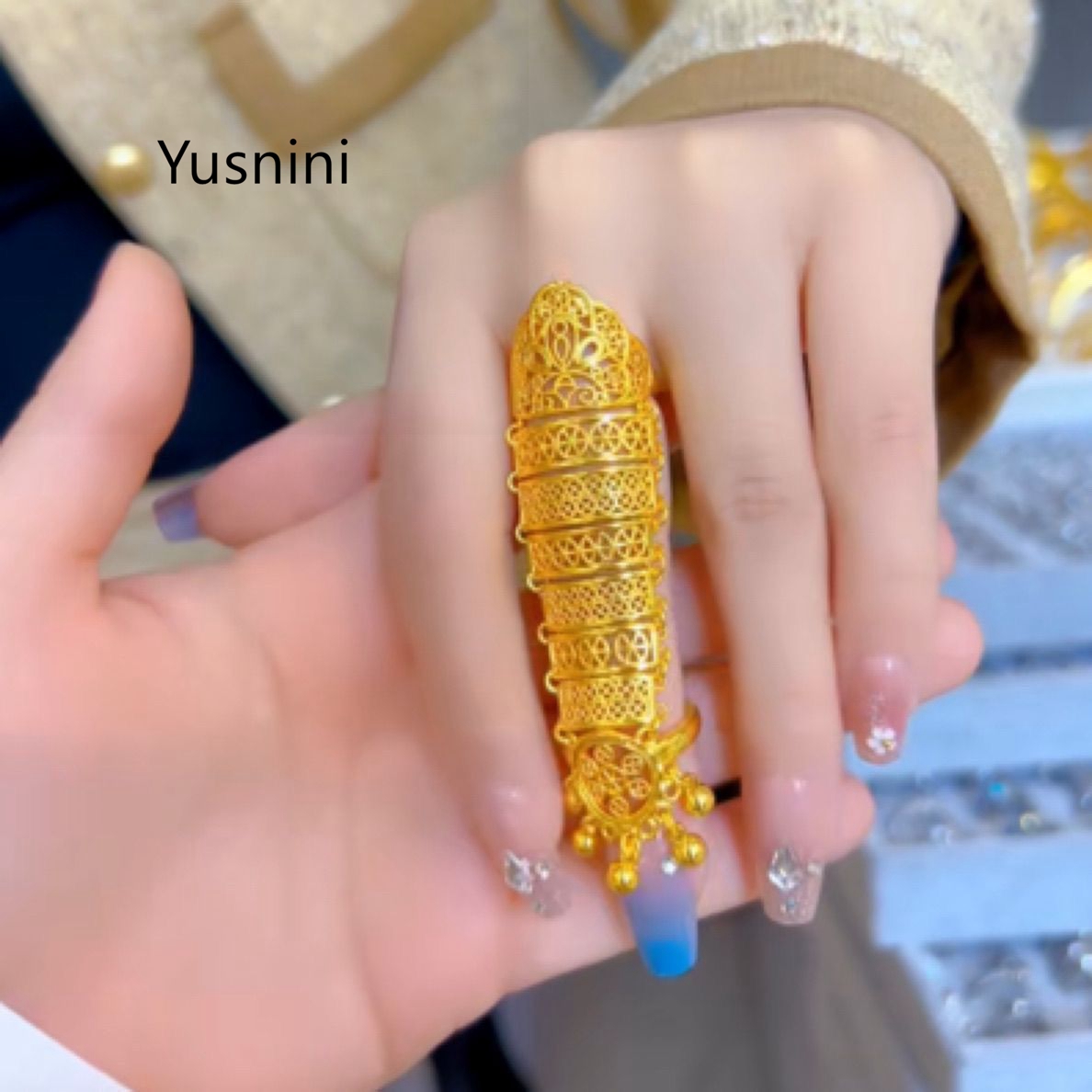 Anillo de Mujer de Estilo Étni - Women'S Yellow Accessories reseña y precio