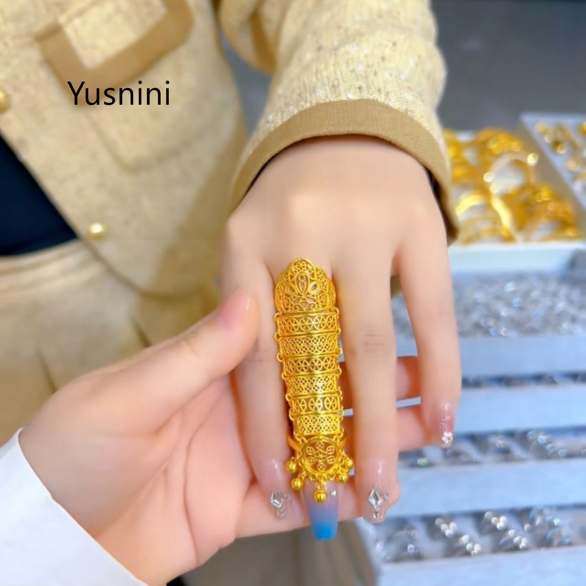 Anillo de Mujer de Estilo Étni - Women'S Yellow Accessories reseña y precio