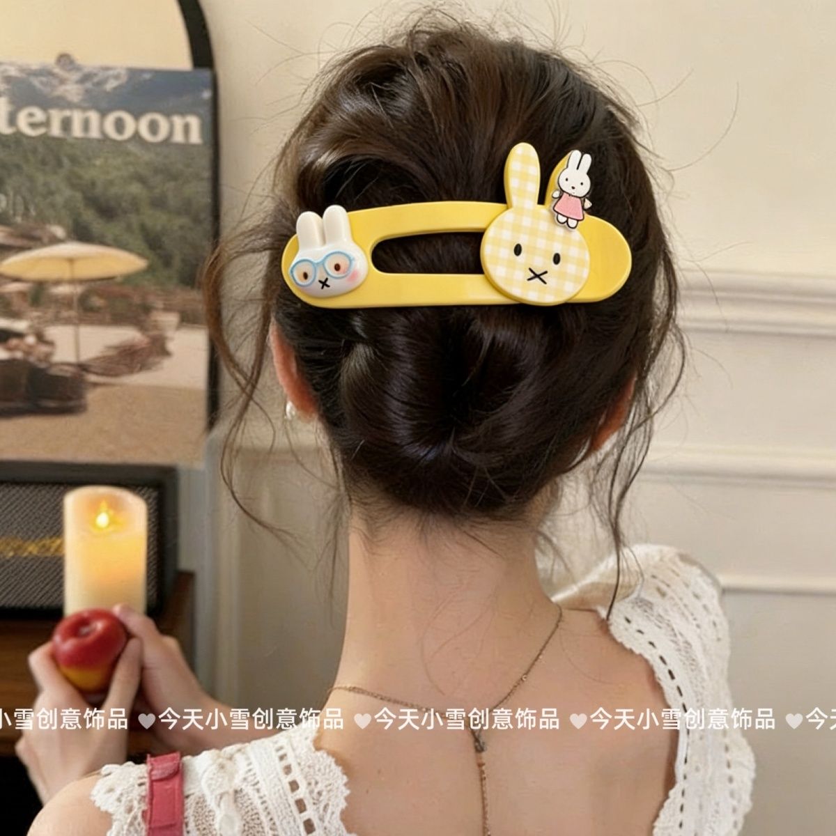 Horquilla Kawaii Miffy, horqui - Women'S Yellow Accessories reseña y precio