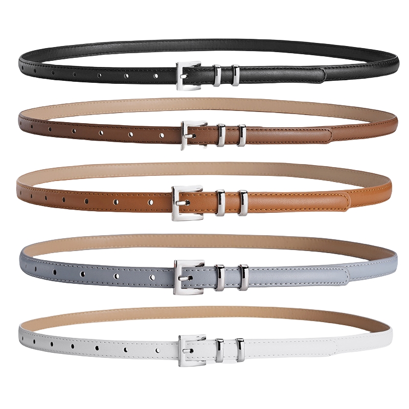 Cinturón fino de diseño Simple - Women'S Jeans Accessories reseña y precio