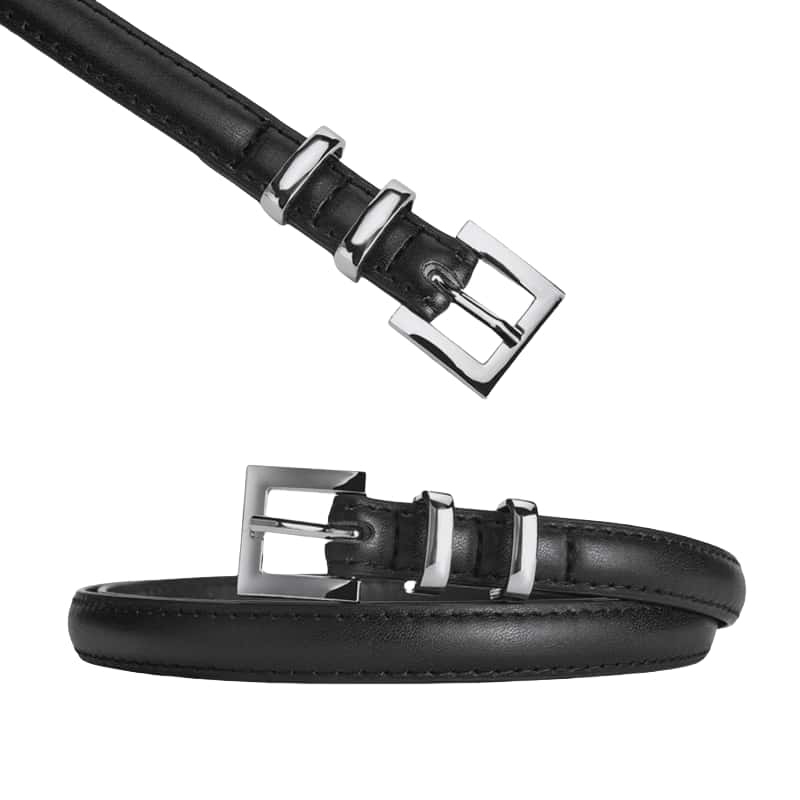 Cinturón fino de diseño Simple - Women'S Jeans Accessories reseña y precio