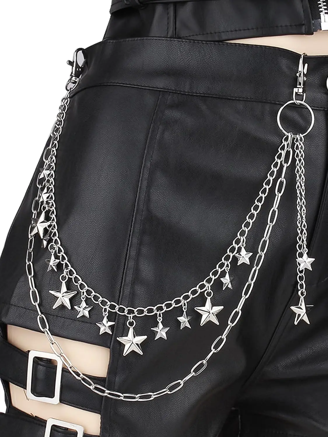 Cadena de cintura de metal est - Women'S Jeans Accessories reseña y precio