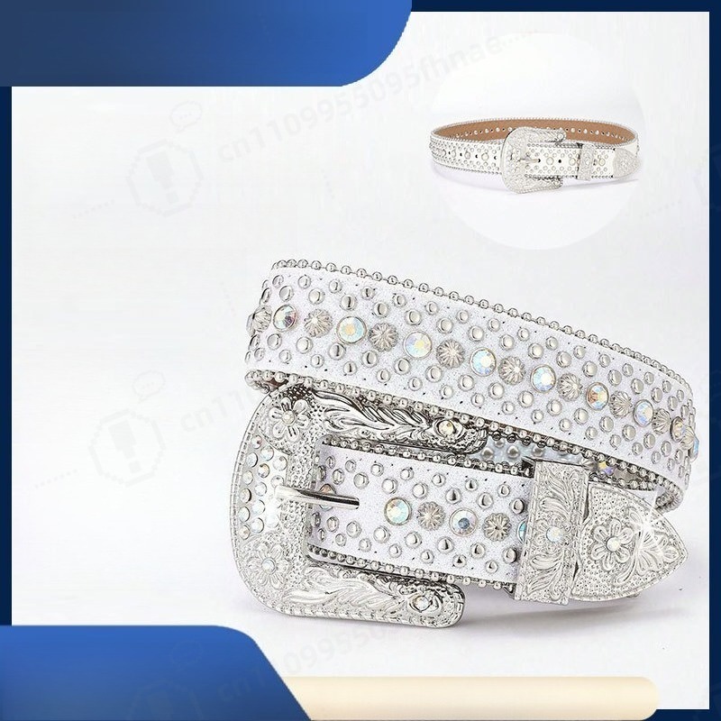 Cinturón de diamantes de imita - Women'S Jeans Accessories reseña y precio