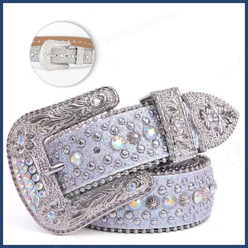 Cinturón de diamantes de imita - Women'S Jeans Accessories reseña y precio