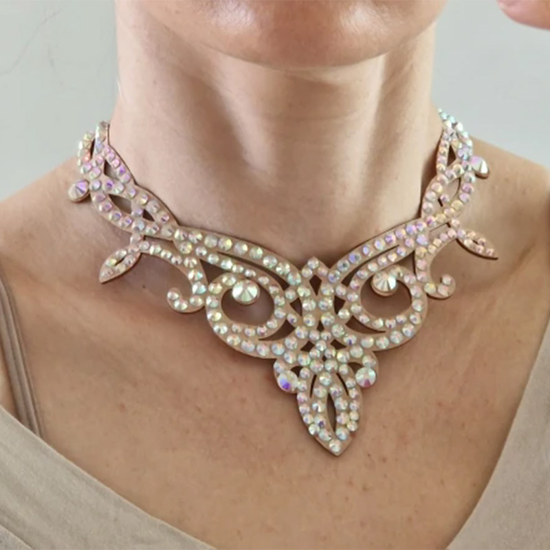 Collar brillante para danza de - Women Accessories Egypt reseña y precio