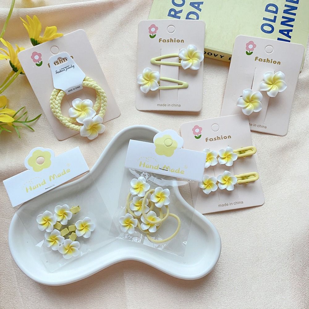 Pinza para el pelo con flor de - Women'S Yellow Accessories reseña y precio