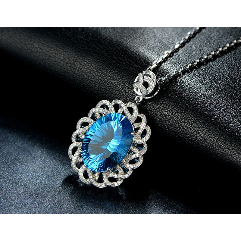 Joyería de cristal, colgante d - Women'S Victorian Accessories reseña y precio