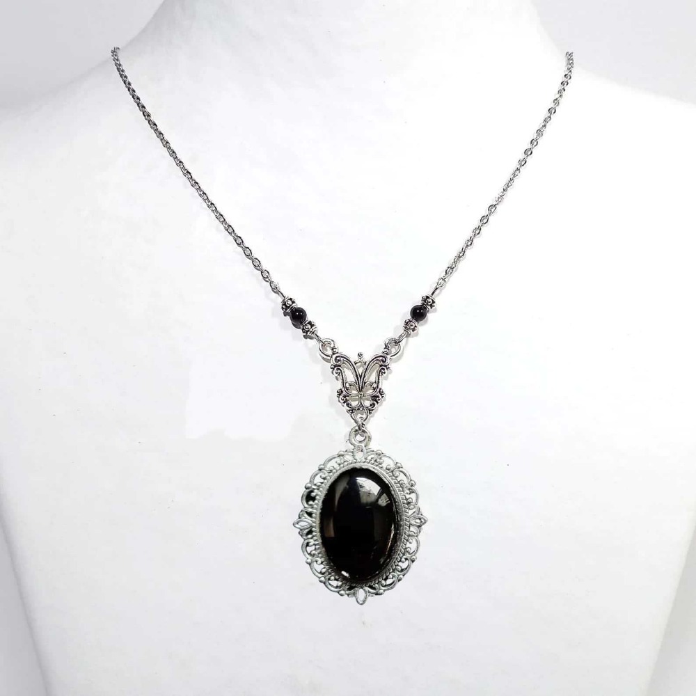 Collar con colgante de ágata n - Women'S Victorian Accessories reseña y precio